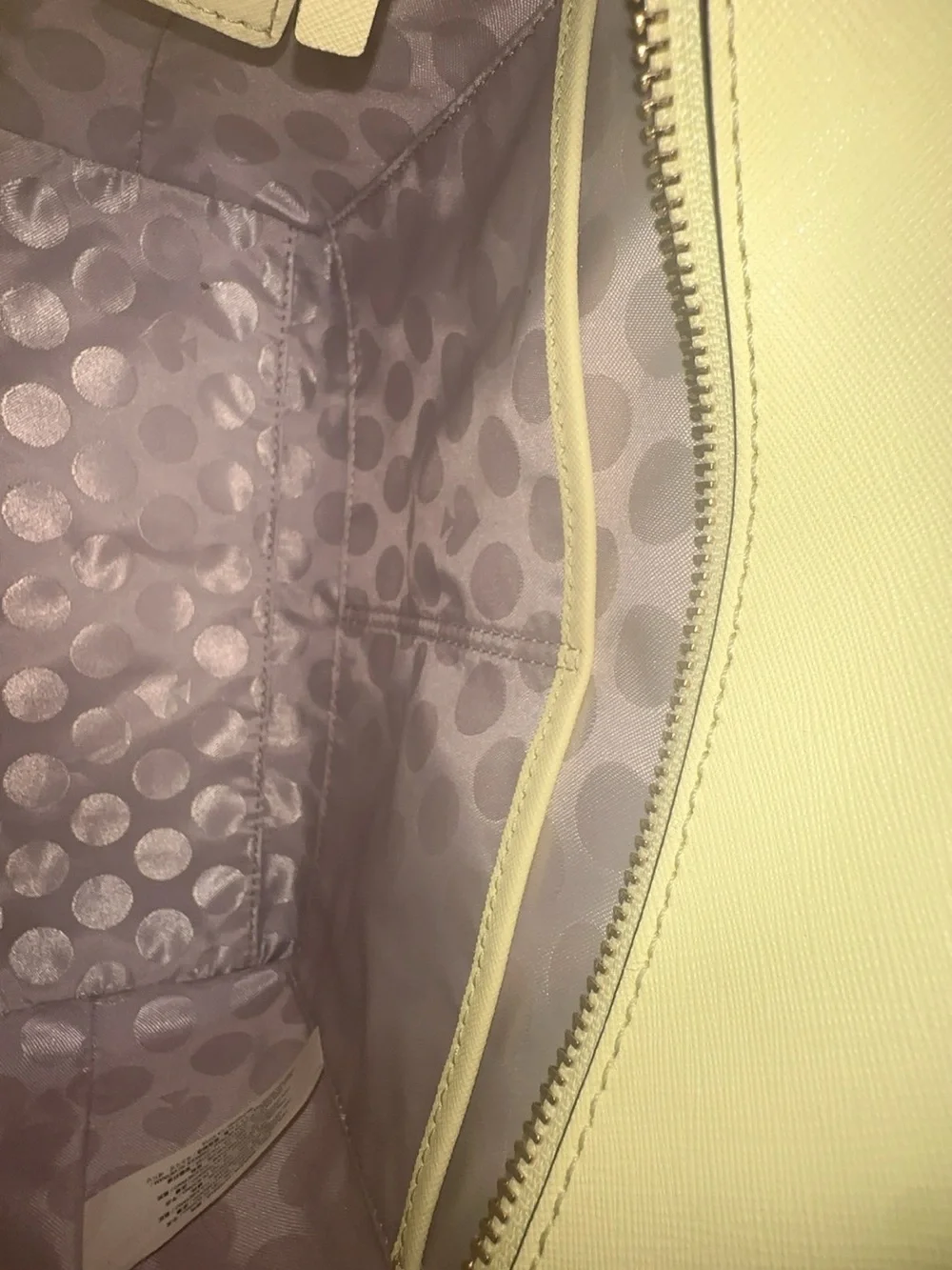 Kate Spade New York Lemonade & Linen Leather Satchel